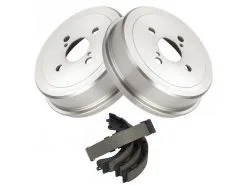 TRQ - Rear Brake Drum And Brake Shoe Kit - 1994 - 2002 Toyota Corolla - BKA10456