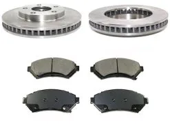 DuraGo - Front Ceramic Brake Pad And Rotor Kit - 1997 - 2005 Buick Century - BK7102136