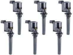 Replacement - Ignition Coil Kit - 6 Piece - 2000, 2004 Ford Taurus V6 - 904-007-K6