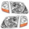 DIY Solutions - Headlight And Cornering Light Kit 4 Piece Set - 1997 - 2002 Ford Expedition - LHT04085