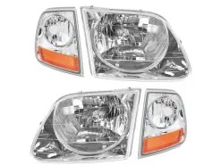 DIY Solutions - Headlight And Cornering Light Kit 4 Piece Set - 1997 - 2002 Ford Expedition - LHT04085