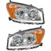 DIY Solutions - Headlight Assembly Set - 2009 - 2012 Toyota RAV4 (without Sport Package) - LHT03660