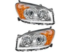 DIY Solutions - Headlight Assembly Set - 2009 - 2012 Toyota RAV4 (without Sport Package) - LHT03660