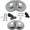 TRQ - Front And Rear Ceramic Brake Pad And Rotor Kit - 2005 - 2010 Honda Odyssey - BKA11404