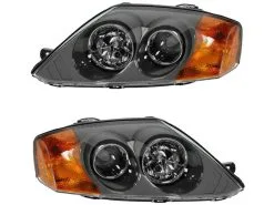 DIY Solutions - Headlight Assembly Set Of 2 - 2003 - 2004 Hyundai Tiburon - LHT03778