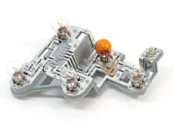 ULO - Left Driver Side Tail Light Bulb Carrier - 2008 - 2012 Mercedes-Benz C300 (For Models With Code 800, 801, 808, Or 809) - 2048201500