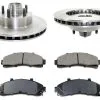 DuraGo - Front Ceramic Brake Pad And Rotor Kit - 1998 - 2002 Ford Ranger RWD With 4-Wheel ABS - BK7089816 -Intake System Parts Shop D0168 C921174 1