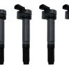 TRQ - Ignition Coil Kit - 4 Piece - 2012 - 2017 Fiat 500 1.4L 4-Cylinder Naturally Aspirated - ICA65396