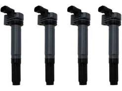 TRQ - Ignition Coil Kit - 4 Piece - 2012 - 2017 Fiat 500 1.4L 4-Cylinder Naturally Aspirated - ICA65396