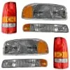 DIY Solutions - Headlight Tail Light Parking Light Kit - 6 Piece Set - 1999 - 2003 GMC Sierra 1500 With Fleetside Bed - LHT04279 -Intake System Parts Shop D0171 J142741 1