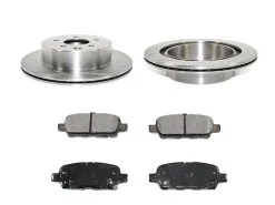 DuraGo - Rear Ceramic Brake Pad And Rotor Kit - 2008 - 2019 Nissan Rogue - BK7066016