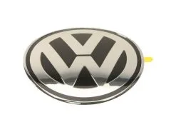 Genuine - Front Hood Emblem (Chrome Brillant Chrome / Dolomite Grey) - 2001 - 2006 Volkswagen Beetle (From 09-2001) - W0133-1736981