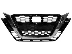 Action Crash - Front Grille - Black With Chrome Molding - 2019 - 2020 Nissan Altima S / SL / SV - NI1200292