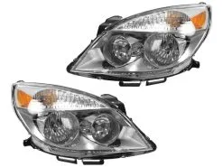 DIY Solutions - Headlight Assembly Set Of 2 - 2007 - 2009 Saturn Aura (From 4/11/2007) - LHT03675