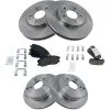 TRQ - Front And Rear Ceramic Brake Pads And Rotor Kit - 5 Lug - Vented Rotors - 2008 - 2010 Saturn Vue - BKA11390 2 TRQ - Front And Rear Ceramic Brake Pads And Rotor Kit - 5 Lug - Vented Rotors - 2008 - 2010 Saturn Vue - BKA11390 -Intake System Parts Shop D0176 X212144 1