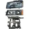 DIY Solutions - Headlight Assembly And Parking Light Kit - 3 Piece - 2003 - 2006 Chevrolet Silverado 2500 HD - LHT04216 -Intake System Parts Shop D0177 P578426 1