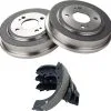 TRQ - Rear Brake Drum And Brake Shoe Kit - 3 Piece - 1992 - 2000 Honda Civic - BKA10466 -Intake System Parts Shop D0178 W852582 1