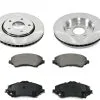 DuraGo - Front Ceramic Brake Pads And Rotor Kit - 2008 - 2016 Chrysler Town And Country - BK7121016 -Intake System Parts Shop D0179 J645851 1