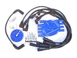 United Automotive - Ignition Tune-Up Kit - Spark Plug Wires, Distributor Cap And Rotor - 1996 - 1999 GMC K1500 5.0L 5.7L V8 - 1-7834