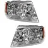DIY Solutions - Headlight Assembly - Set Of 2 - 1999 - 2004 Jeep Grand Cherokee Limited - LHT08729 -Intake System Parts Shop D0181 X313794 1