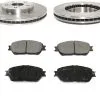 DuraGo - Front Ceramic Brake Pads And Rotor Kit - 2004 - 2008 Toyota Solara - BK7062616 -Intake System Parts Shop D0184 B239516 1