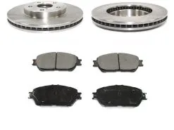DuraGo - Front Ceramic Brake Pads And Rotor Kit - 2004 - 2008 Toyota Solara - BK7062616