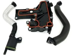 Replacement - PCV Valve Oil Separator And Breather Hose Kit - 2009 - 2011 Volkswagen Tiguan 2.0L 4-Cylinder Turbo - 121-128