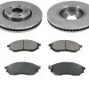 DuraGo - Front Ceramic Brake Pads And Rotor Kit - 2005 - 2012 Infiniti FX35 (From 11/2005) - BK7115916