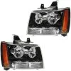 DIY Solutions - Headlight Assembly Set Of 2 - 2007 - 2013 Chevrolet Avalanche - LHT03431 -Intake System Parts Shop D0184 Y766997 1