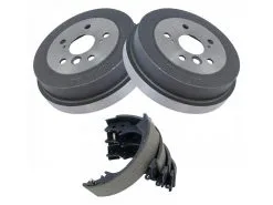 TRQ - Rear Brake Drum And Brake Shoe Kit - 1992 - 2006 Toyota Camry - BKA10468