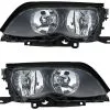 DIY Solutions - Halogen Headlight Assembly - Set Of 2 - Without Chrome Trim - 2002 - 2005 BMW 325i - LHT03743 -Intake System Parts Shop D0186 T785223 1