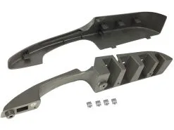 Replacement - Front Right Passenger Side Interior Door Pull Handle - Gray - 2003 - 2015 Chevrolet Express 2500 - 914-148