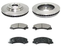 DuraGo - Front Ceramic Brake Pads And Rotor Kit - 2006 - 2013 Chevrolet Impala - BK7107812