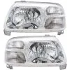 DIY Solutions - Headlight Assembly Set - 2 Piece - 2002 - 2003 Suzuki XL-7 - LHT03273