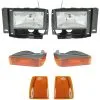 DIY Solutions - Headlight Cornering Parking Light Kit - 6 Piece - 1991 - 1994 Ford Explorer - LHT04132 -Intake System Parts Shop D0197 Y576651 1