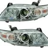 DIY Solutions - Headlight Assembly Set Of 2 - Chrome Housing - 2003 - 2008 Infiniti FX35 - LHT03934 -Intake System Parts Shop D0198 J512776 1