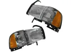 DIY Solutions - Headlight Assembly - Set Of 2 - 1994 - 2002 Dodge Ram 2500 - LHT03071