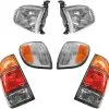 DIY Solutions - Headlight Tail Light Cornering Light Kit 6 Piece Set - 2000 - 2004 Toyota Tundra Standard Cab Pickup - LHT04295