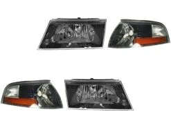 DIY Solutions - Headlight And Cornering Light 4 Piece Kit - 2003 - 2004 Mercury Marauder - LHT04335