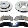 DuraGo - Front Semi Metallic Brake Pads And Rotor Kit - 2010 - 2020 Ford F-150 - BK7135822 -Intake System Parts Shop D0199 S199344 1